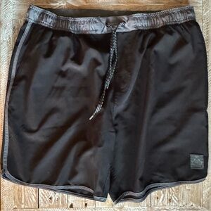 🔨Men’s Dixxon Black Athletic Gym Shorts Swim Trunks Lounge🔨 ~XXL (2avail)